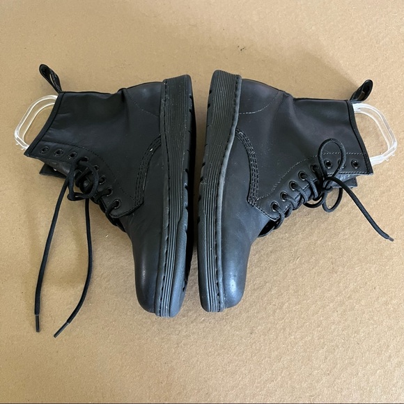 Dr. Martens Newton Black Midi Lace Up Boot - Picture 2 of 10